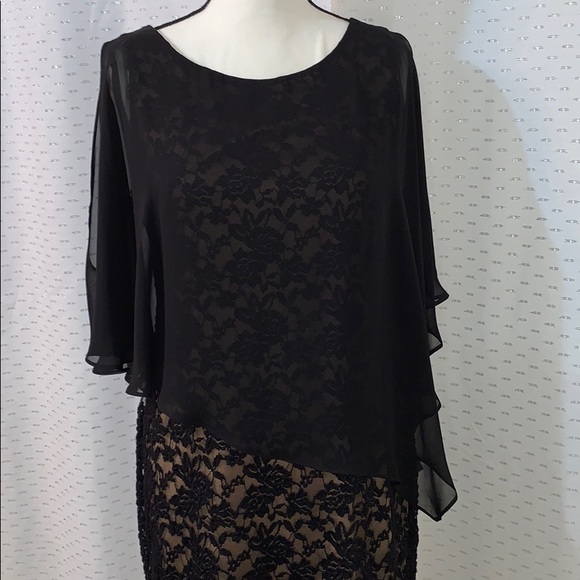 🌟Host Pick✨Connected Lace & Chiffon Popover Dress - Picture 10 of 10